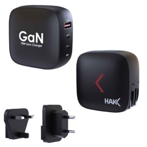 70W USB C Charger, 736 GaN II Charger, 3-Port Fast Compact Wall Charger