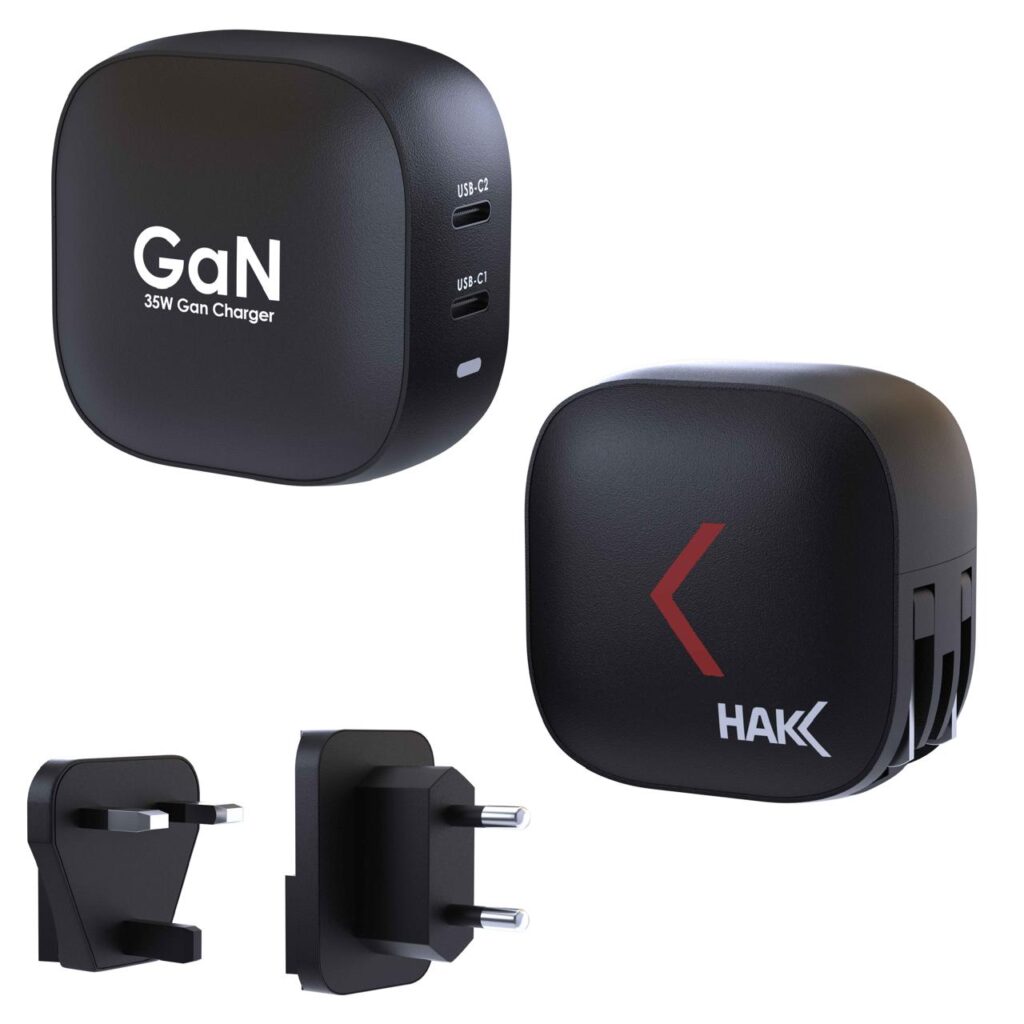 35W travel adapter 2 USB C ports