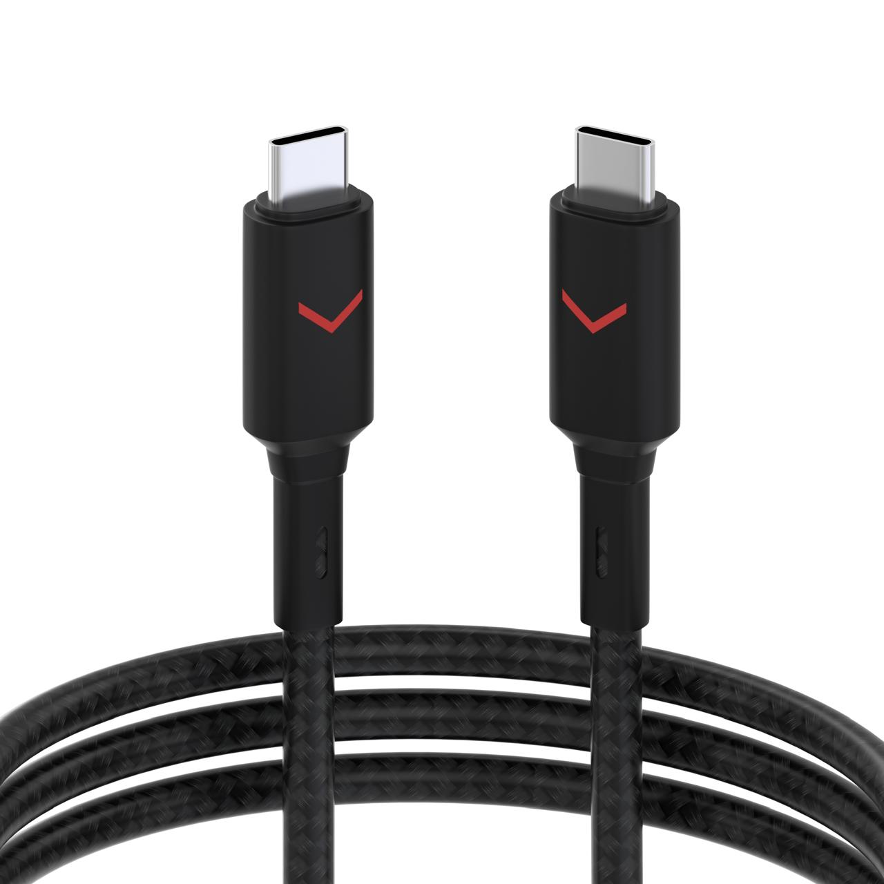 100W USB C to USB C port 1M Cable with PD & QC 3.1 Fast Charging and Data Transfer